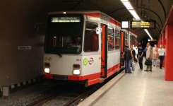 Foto: Bochumer M6C auf der Linie 310 in Bochum Hbf